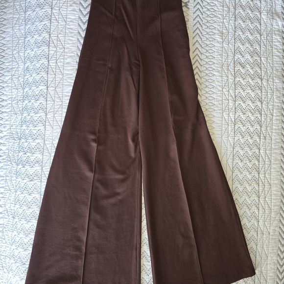 Ripley Rader Highwaist Wideleg Ponte Knit Pants Sz 4 Large - Picture 3 of 9